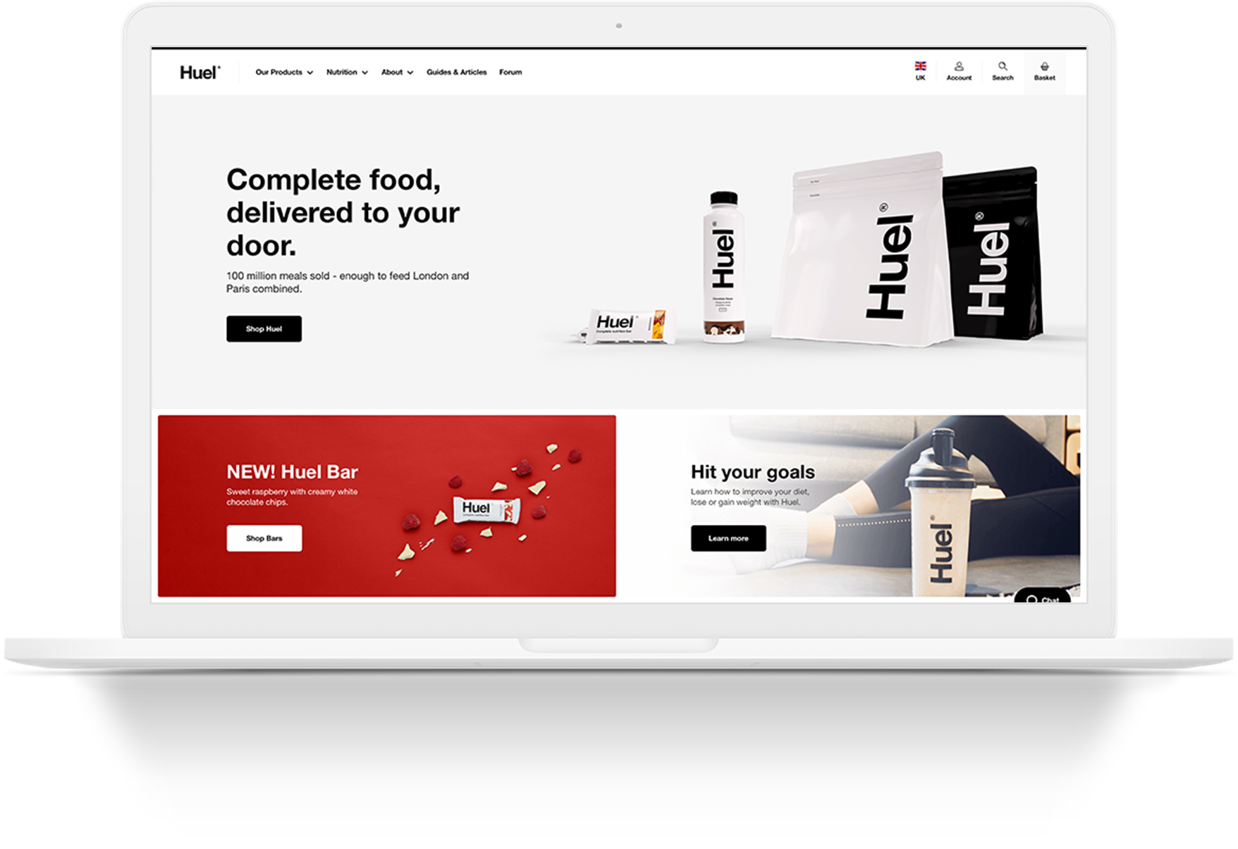 Huel Shopify Plus storefront