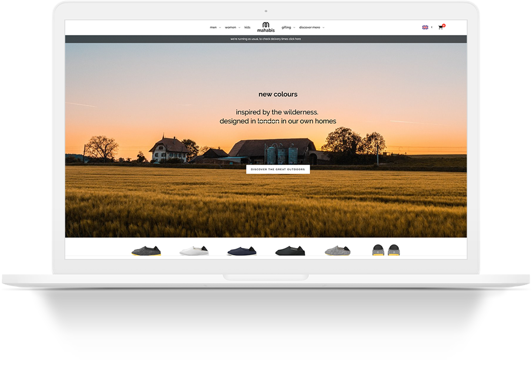 Mahabis Shopify storefront