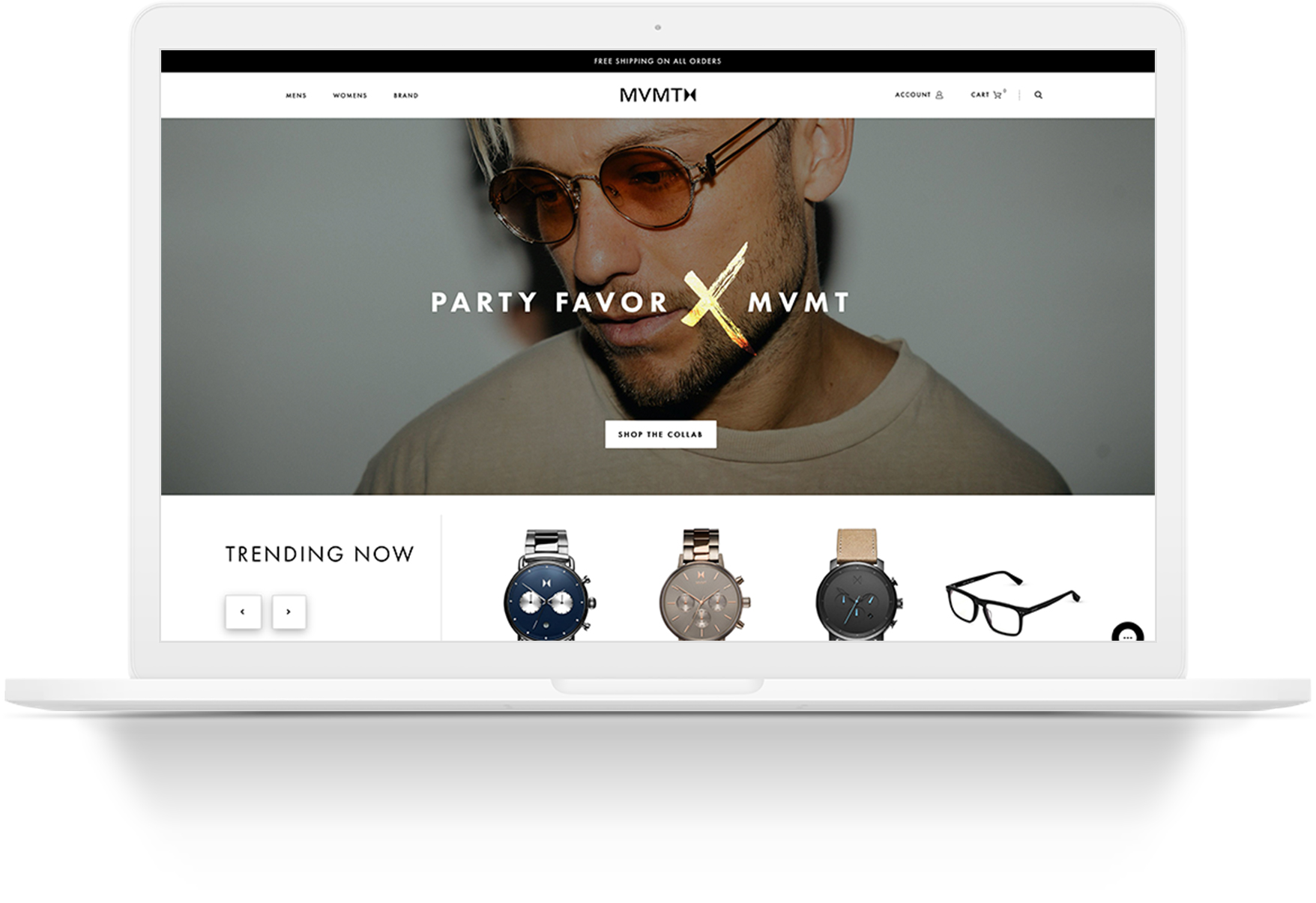 MVMT Watches Shopify storefront