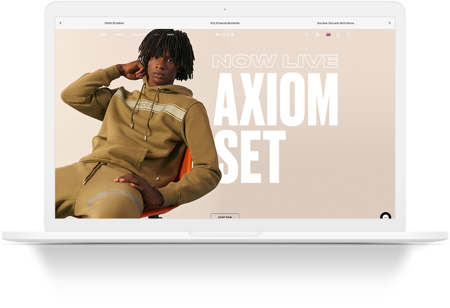 NICCE Shopify storefront