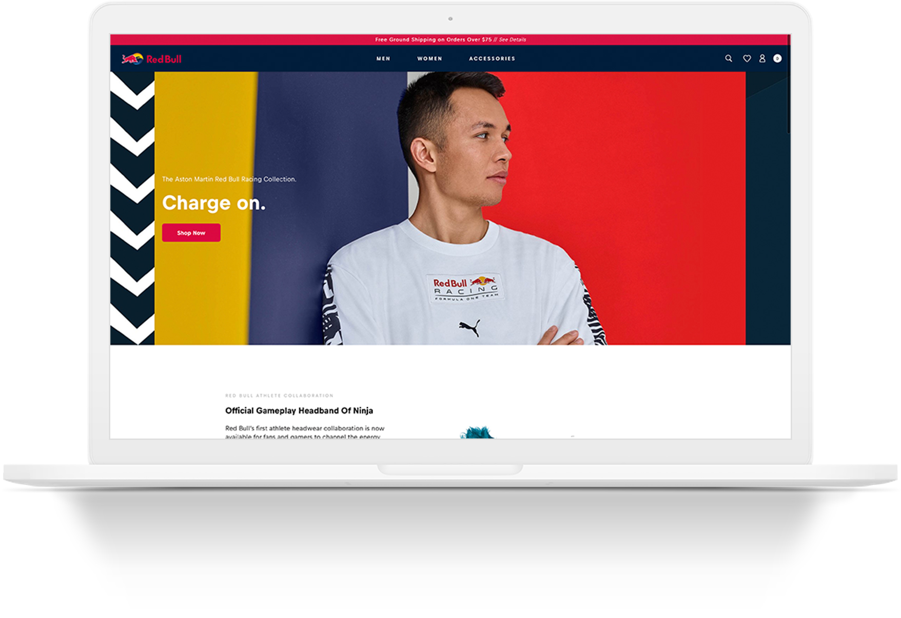 Red Bull Shopify storefront