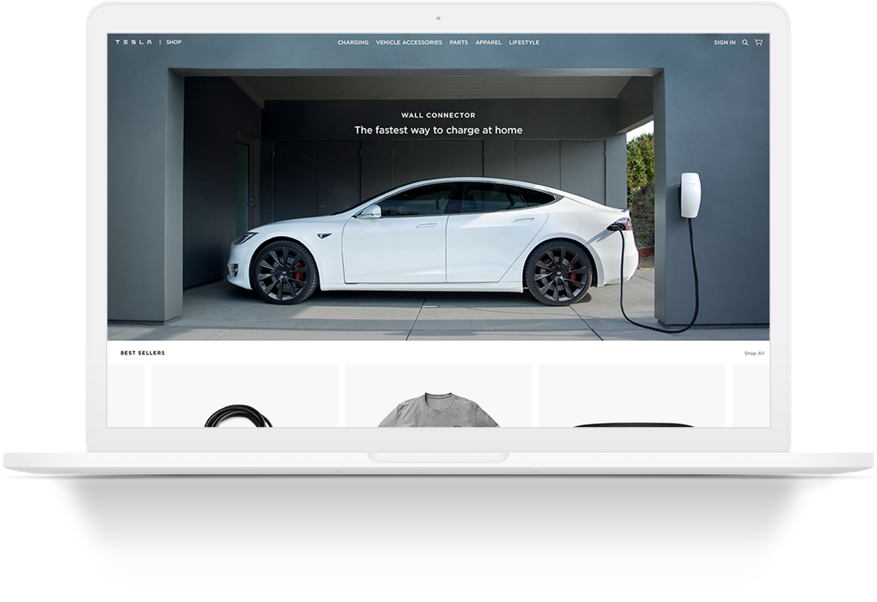 Tesla Shop Shopify storefront