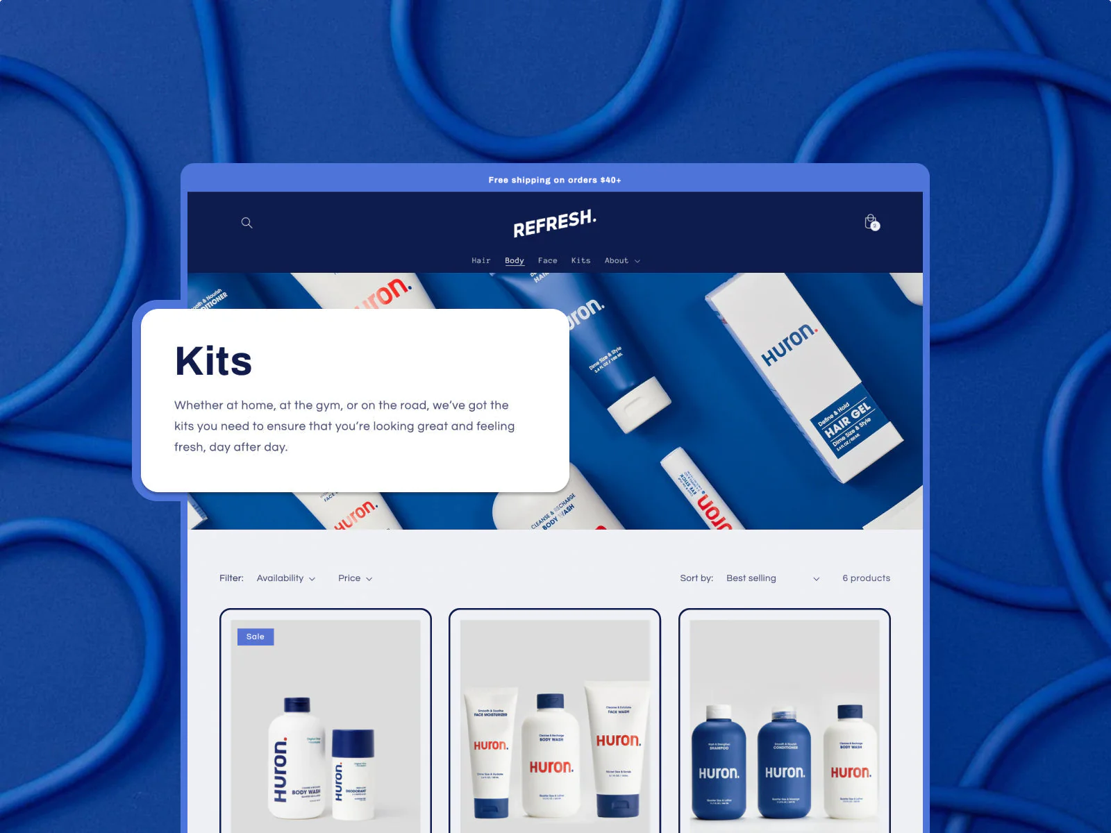Shopify website analytics and KPIs dashboard showing conversion metrics