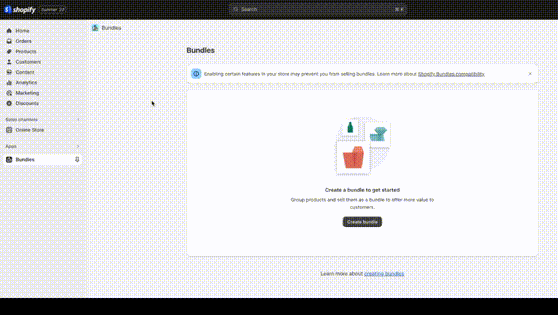 Shopify Bundles Setup