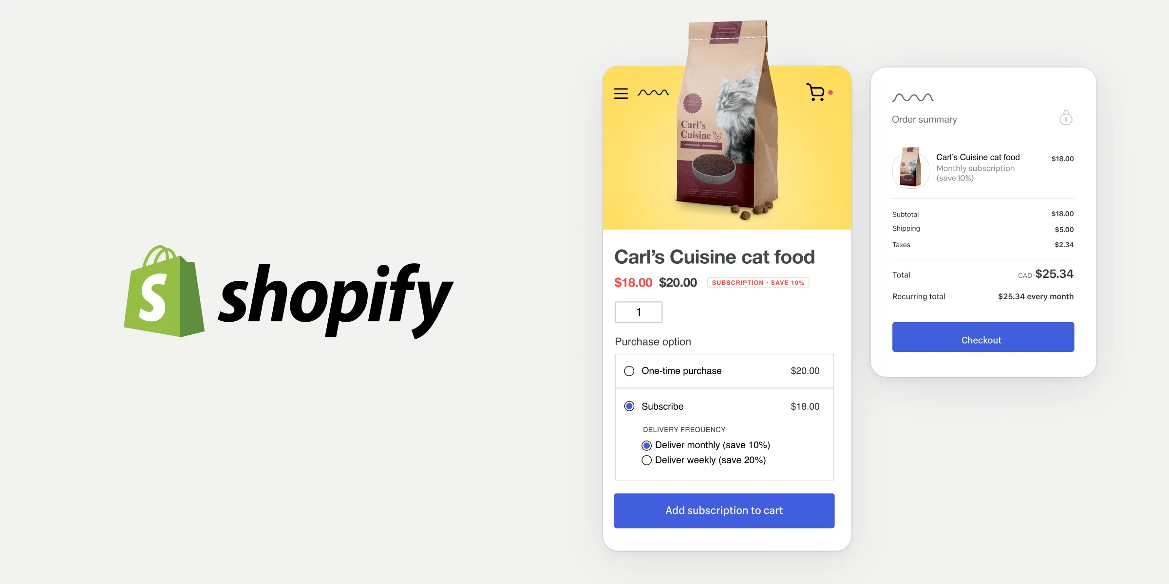 Shopify subscriptions guide showing subscription management dashboard and recurring revenue analytics