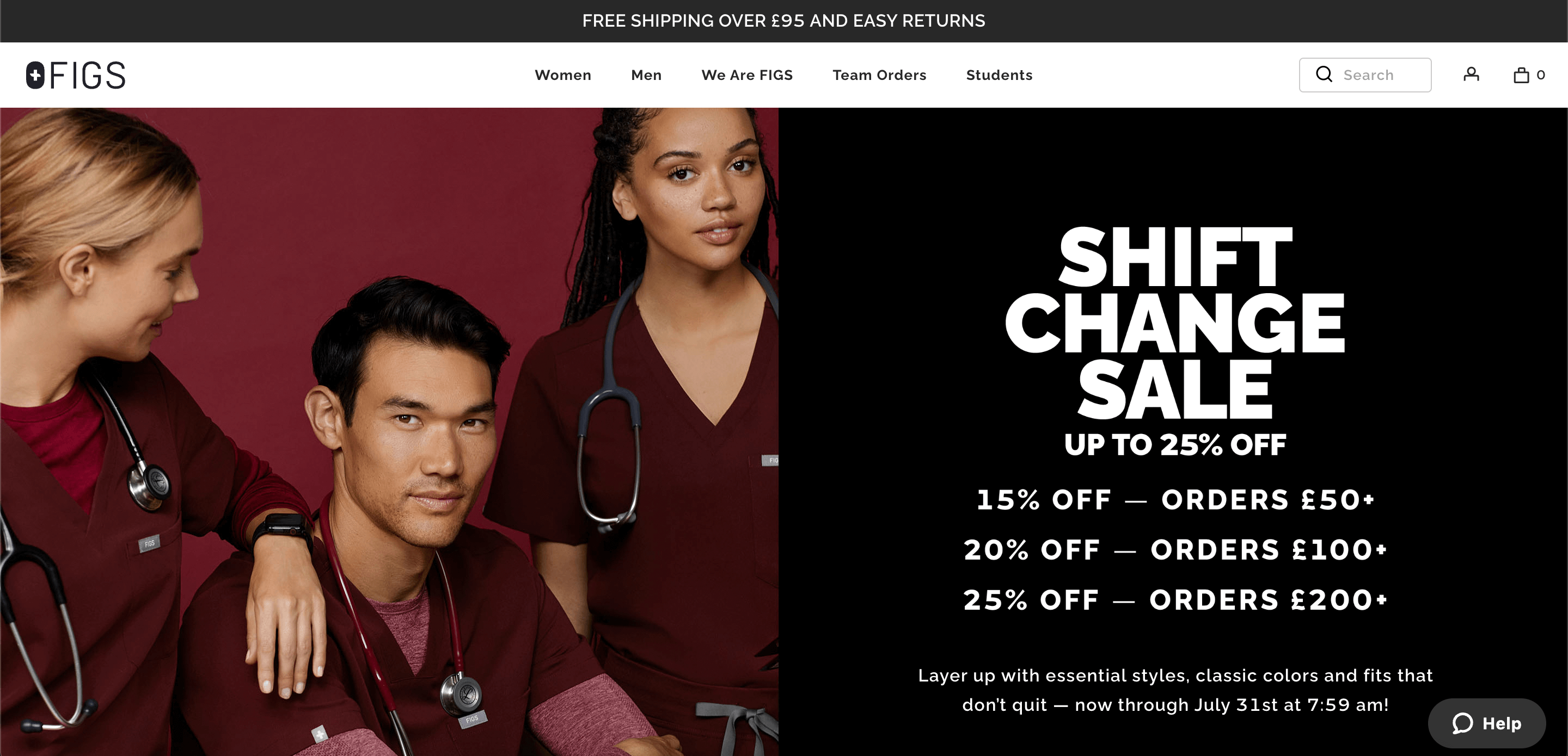 FIGS headless Shopify storefront with a Next.js front end on Shopify Plus