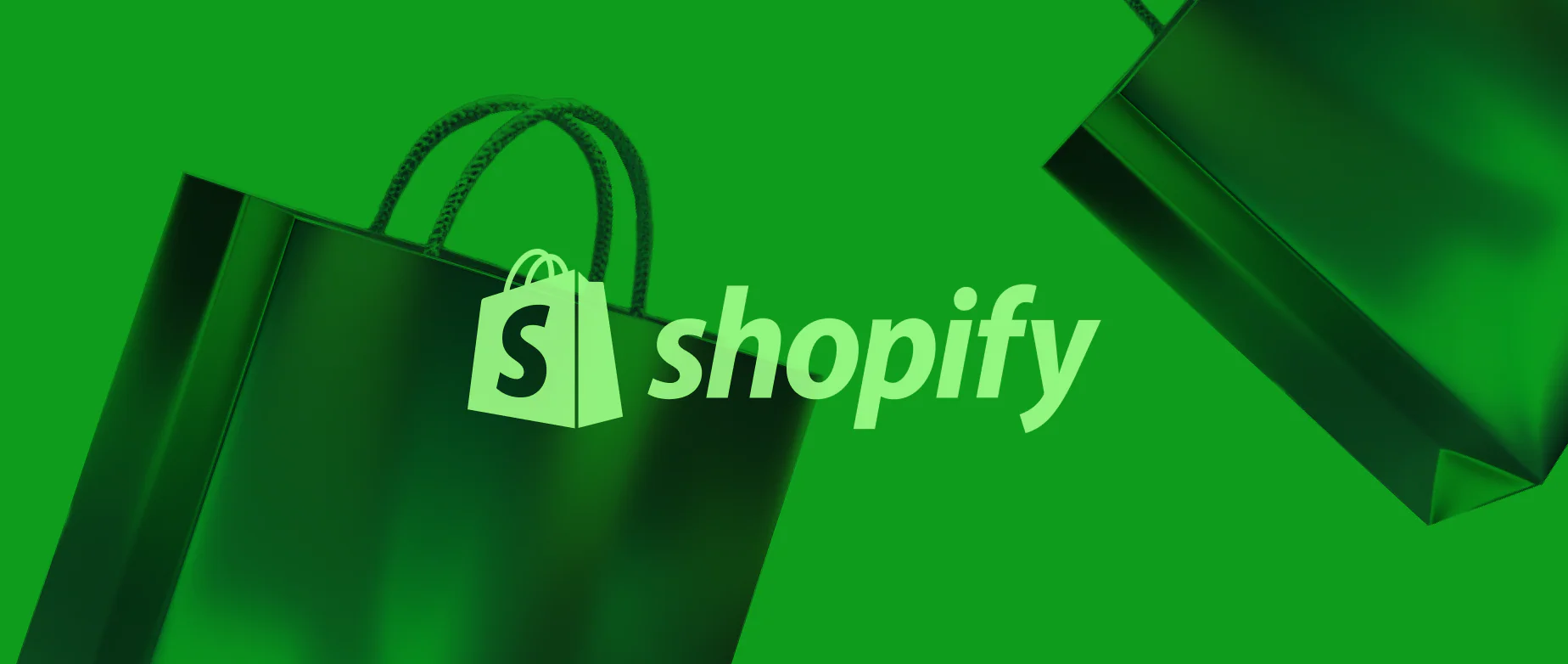 Shopify platform logo and branding showing the Shopify app ecosystem