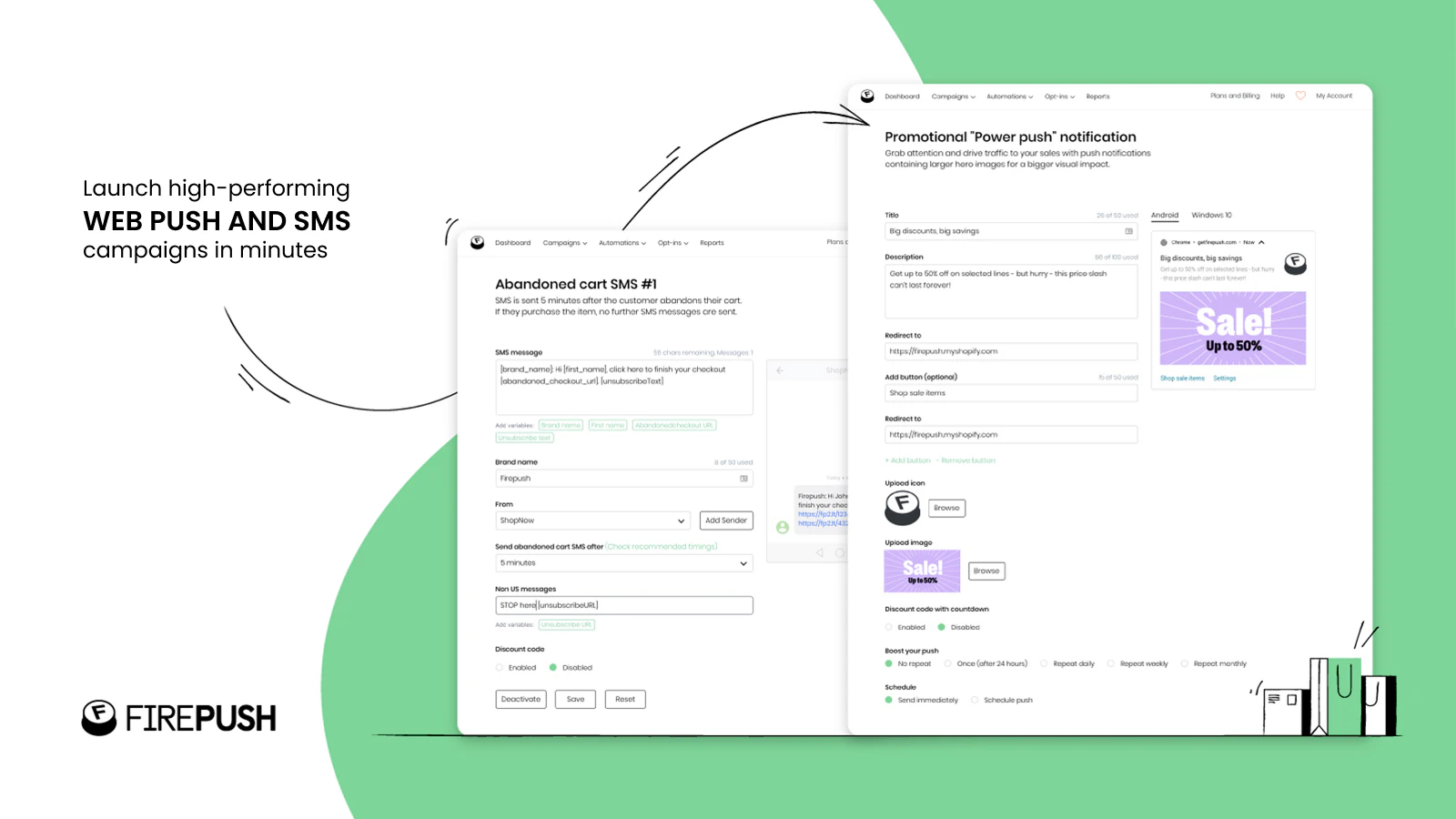 Firepush multi-channel marketing