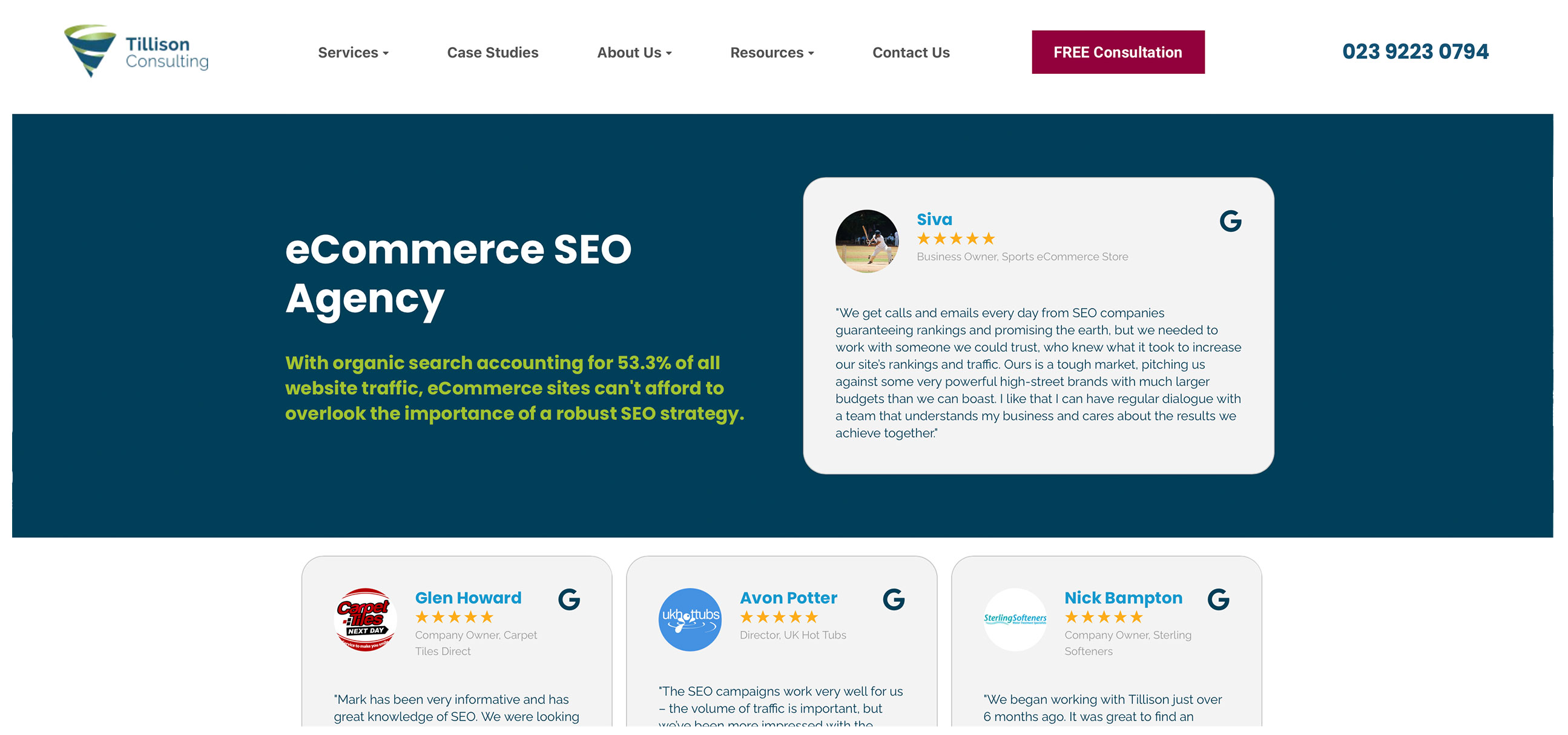 Tillison Ecommerce SEO Agency