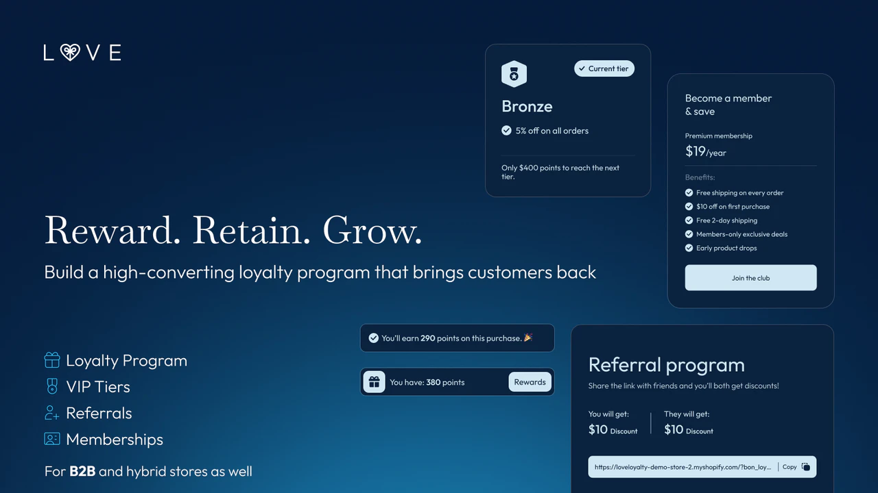 Love Loyalty Shopify App